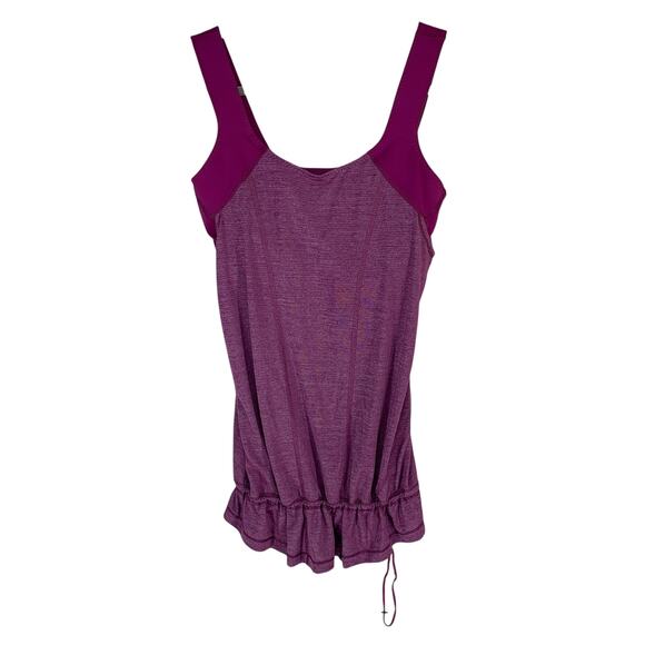Lululemon Run Time Tank Top with Built In Bra Women Size 8 Pink Active - Picture 1 of 10
